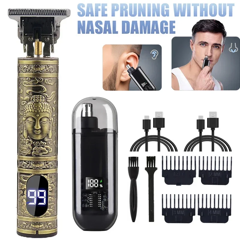 Mens Grooming Tools - Pemotong Rambut T9 Portabel Perangkat Rambut