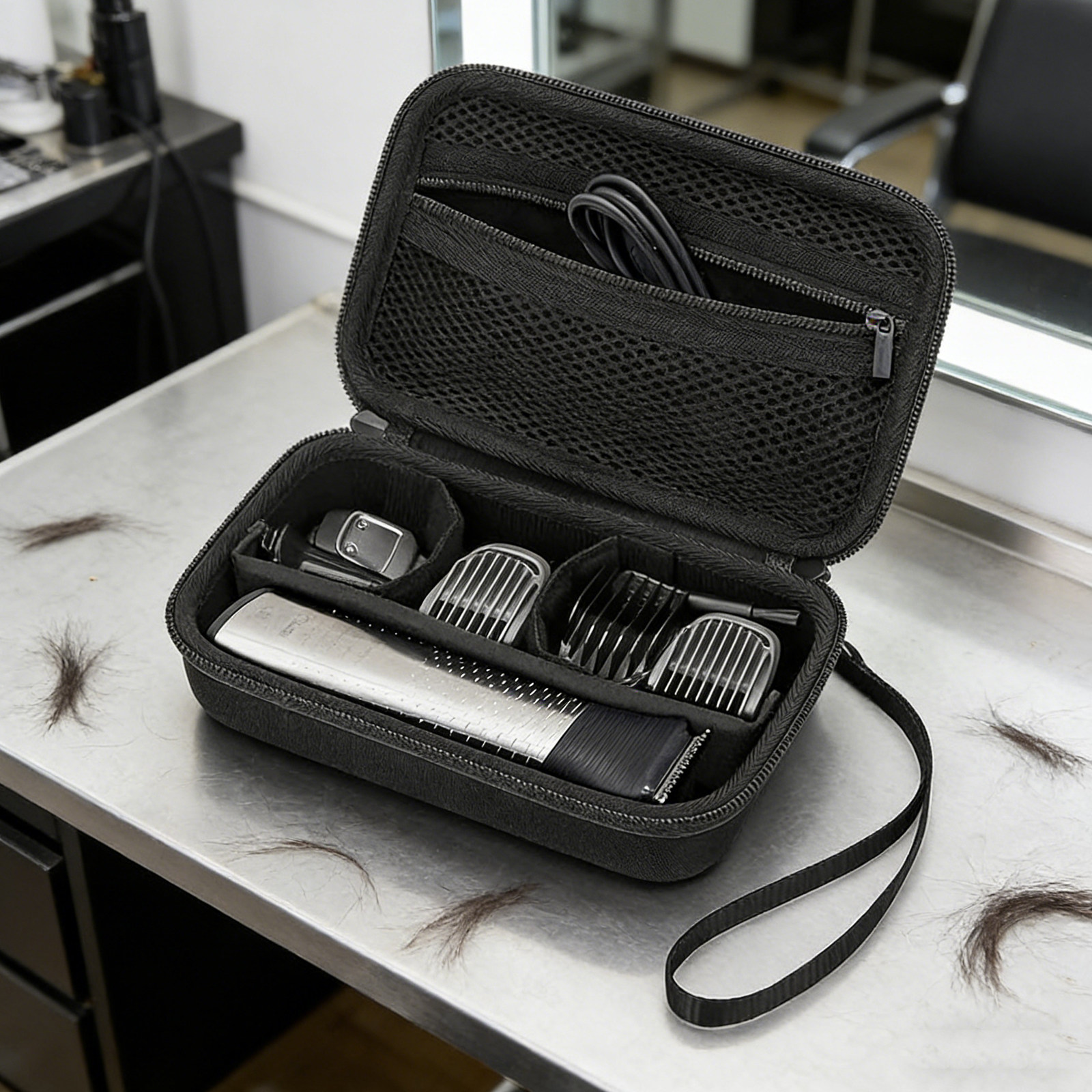 Men'S Grooming Bag - Tas Perjalanan Cangkang Keras untuk Organizer