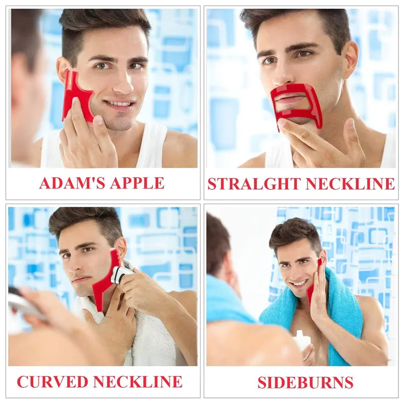 2/4 buah sisir pemangkas rambu - Mens Grooming Tools ulasan dan harga