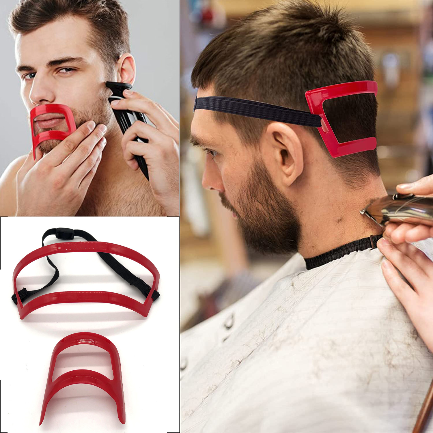 2/4 buah sisir pemangkas rambu - Mens Grooming Tools ulasan dan harga