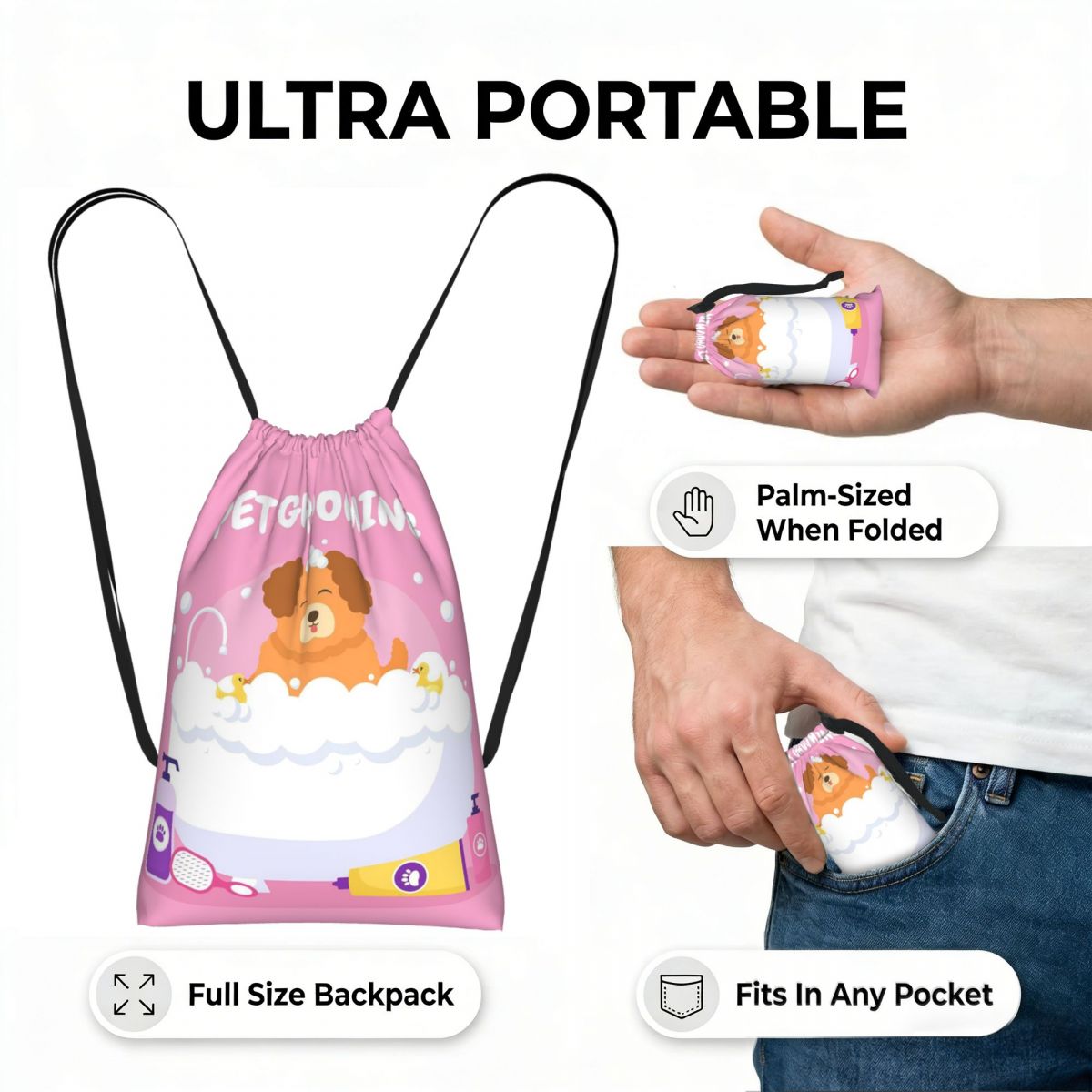 Tas Ransel Serut untuk Perleng - Men'S Grooming Bag ulasan dan harga