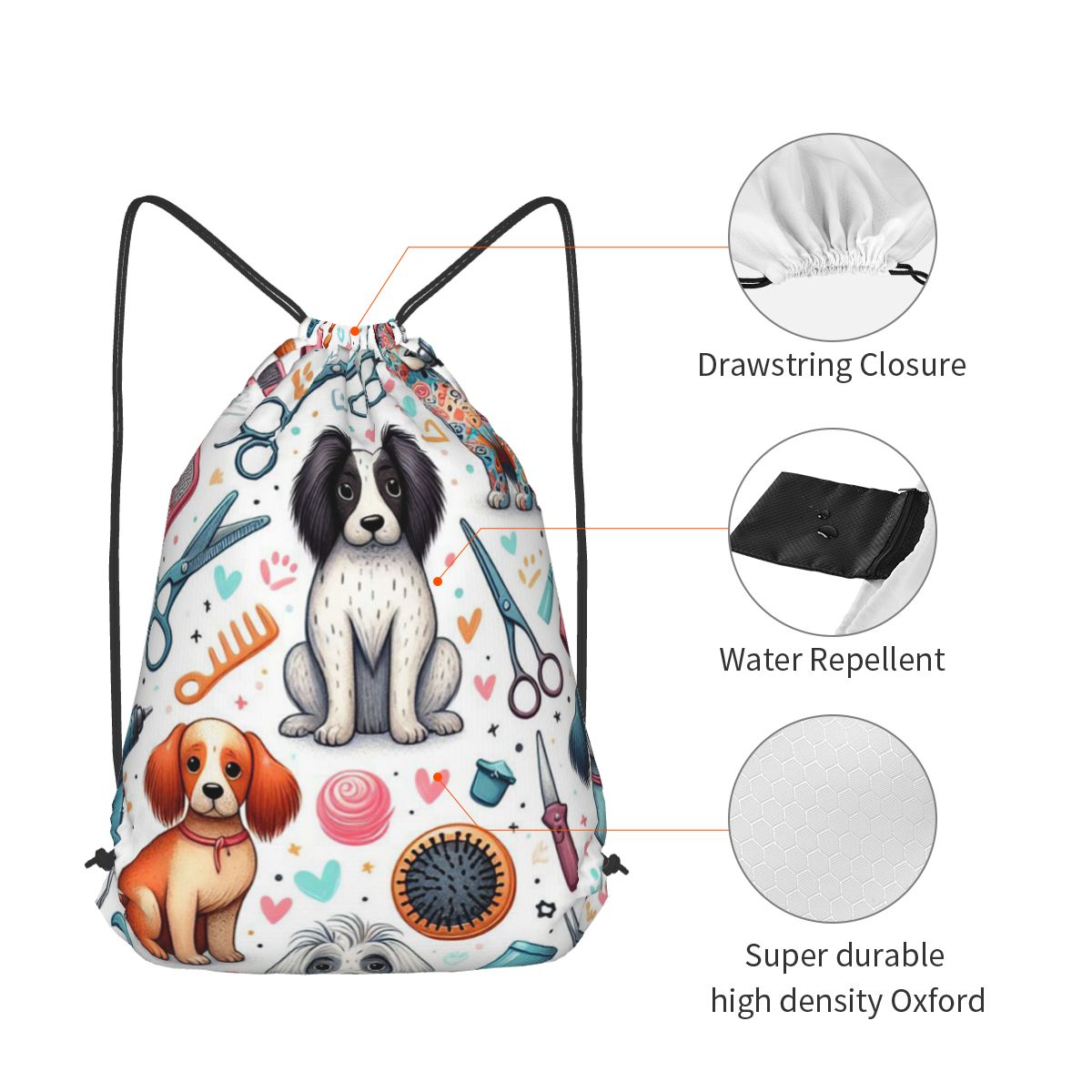 Ransel Cetak Dog Grooming Tas  - Men'S Grooming Bag ulasan dan harga