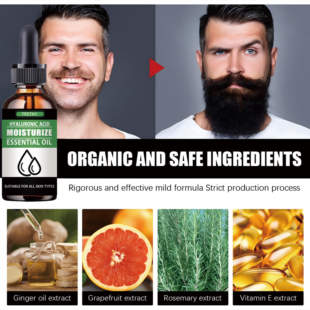 100% Alami Mempercepat Rambut  - Men'S Grooming Tonic ulasan dan harga