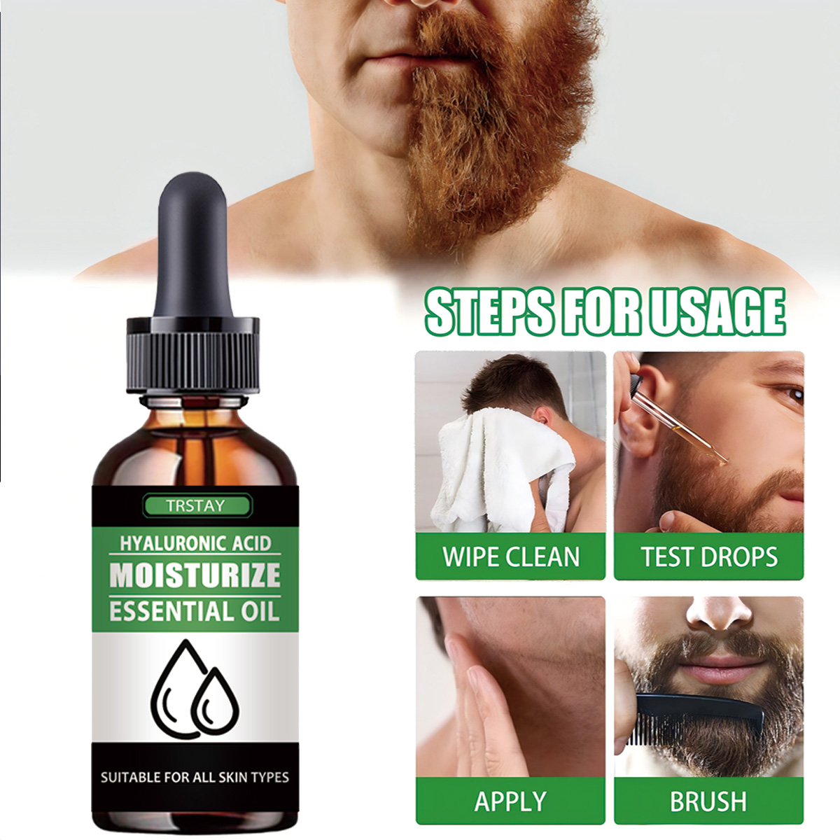 100% Alami Mempercepat Rambut  - Men'S Grooming Tonic ulasan dan harga