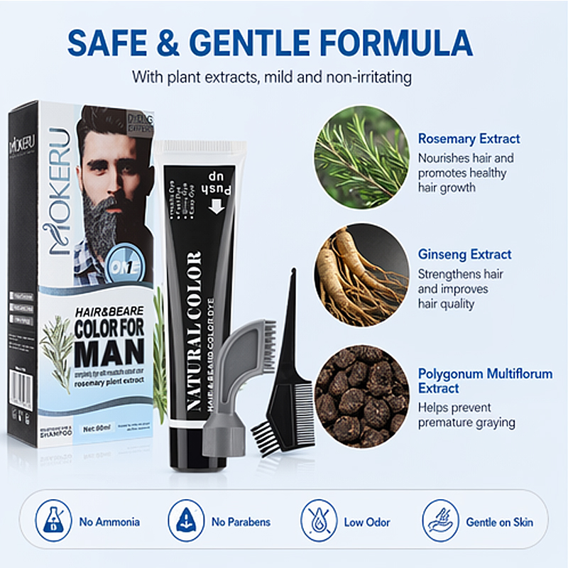 Sampo Pewarna Rambut, Krim Pew - Men'S Grooming Tonic ulasan dan harga