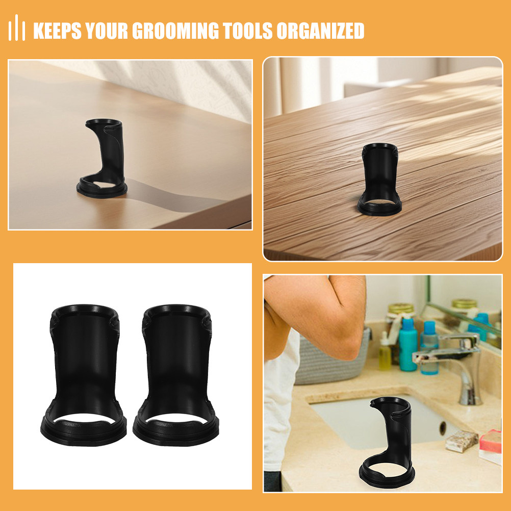 2Pcs Penyangga Sikat Cukur Pla - Mens Grooming Tools ulasan dan harga