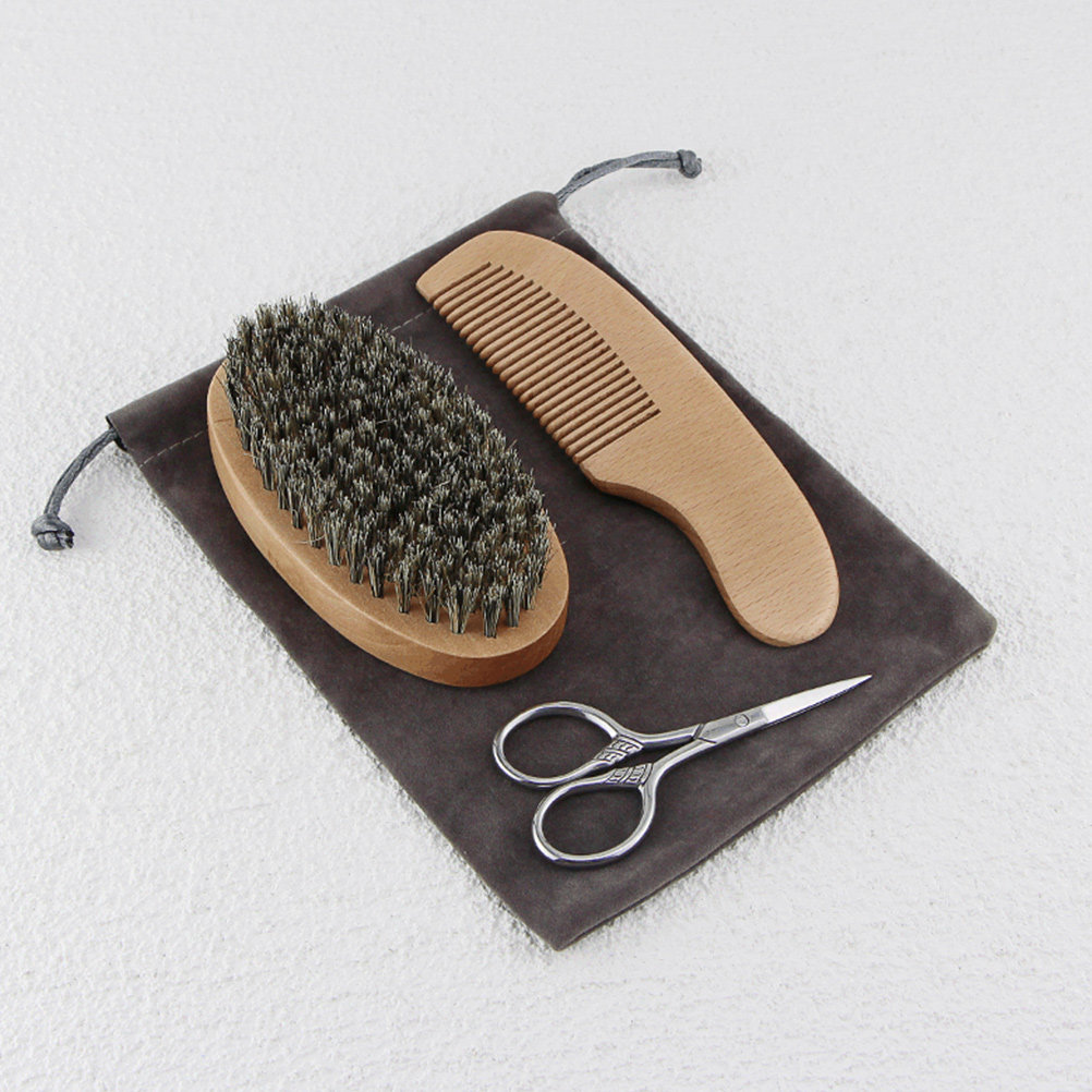 1Set Set Penata Rambut Jenggot - Men'S Grooming Bag ulasan dan harga