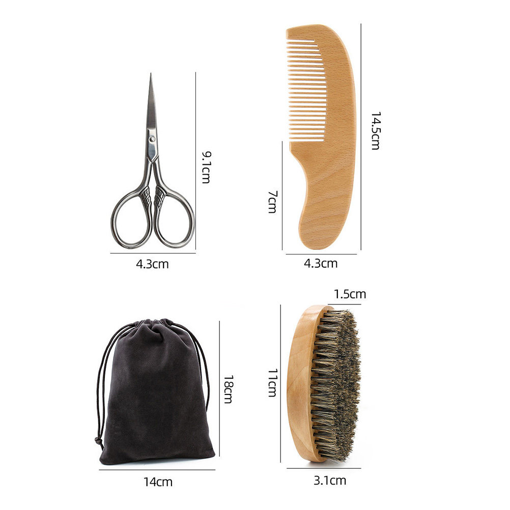 1Set Set Penata Rambut Jenggot - Men'S Grooming Bag ulasan dan harga
